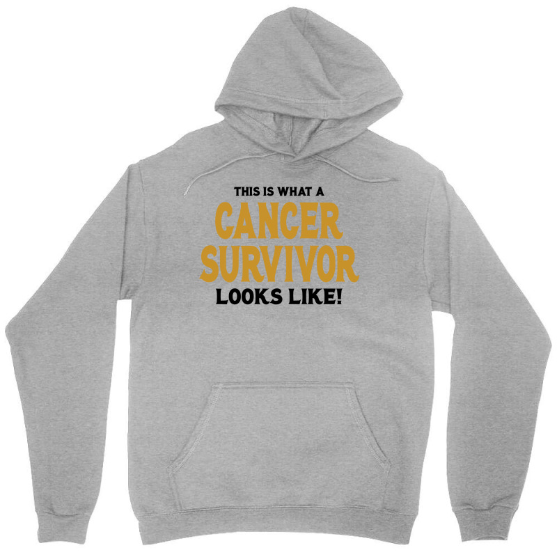 This Is What A Childhood Cancer Survivor Looks Like Unisex Hoodie | Artistshot