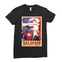 Peacemaker Eat Peace With Eagle Premium T-shirt Ladies Fitted T-shirt | Artistshot