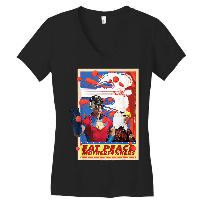 Peacemaker Eat Peace With Eagle Premium T-shirt Women's V-neck T-shirt | Artistshot