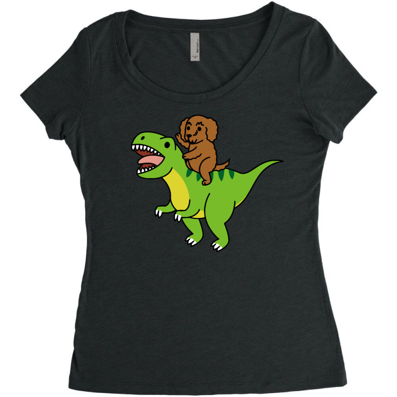 Cocker Spaniel T  Shirt1453 Women's Triblend Scoop T-shirt by cm-arts | Artistshot