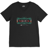 Tunisia V-neck Tee | Artistshot