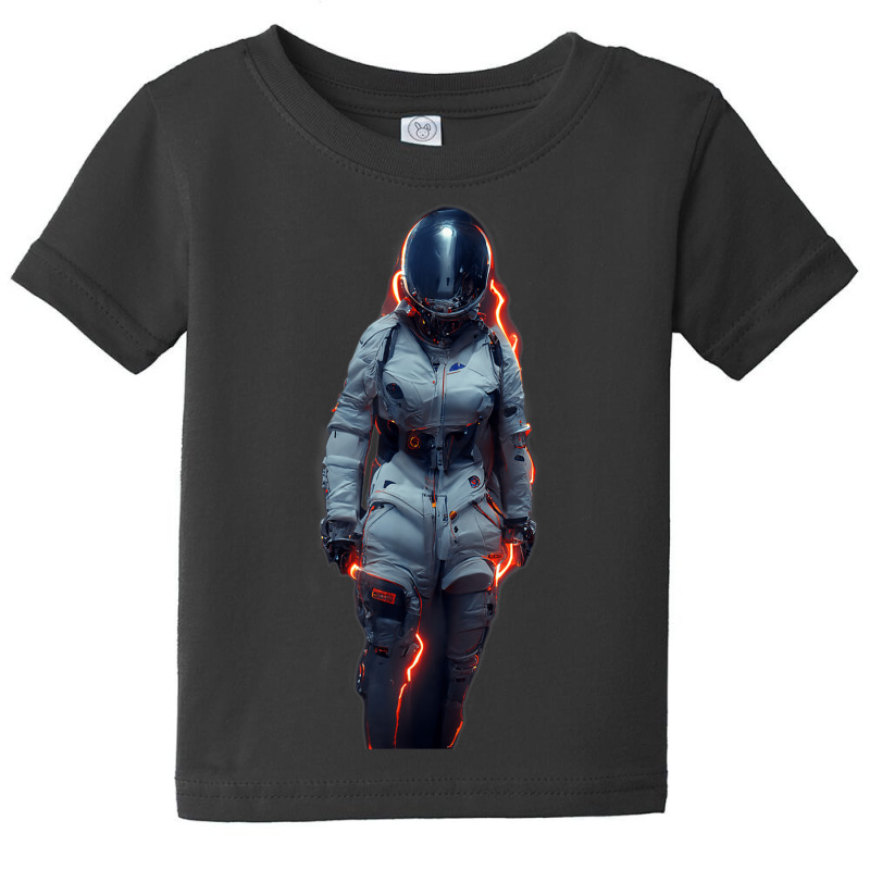 Space Suit With Boots Futuristic Character Design Cinematic Baby Tee by TopShirts | Artistshot