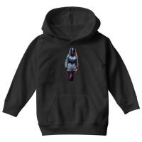 Space Suit With Boots Futuristic Character Design Cinematic Youth Hoodie | Artistshot