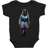 Space Suit With Boots Futuristic Character Design Cinematic Baby Bodysuit | Artistshot