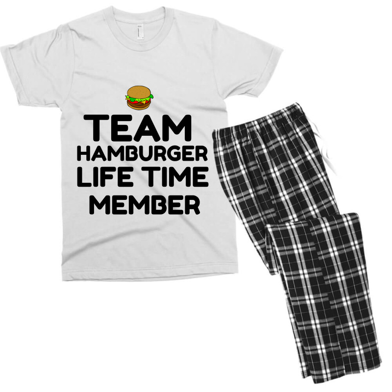 Team Hamburger Life Time Member Men's T-shirt Pajama Set by Perfect Designers | Artistshot