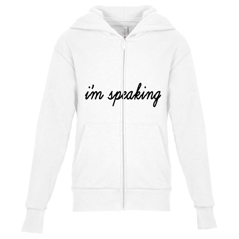 Im Speaking Kamala Youth Zipper Hoodie | Artistshot