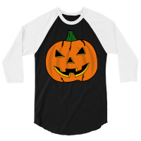 Scary Pumpkin Halloween T  Shirt Scary Pumpkin T  Shirt 3/4 Sleeve Shirt | Artistshot