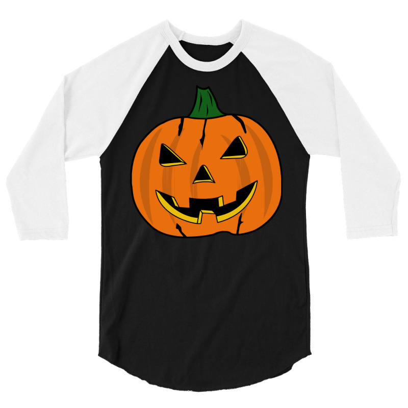 Scary Pumpkin Halloween T  Shirt Scary Pumpkin T  Shirt 3/4 Sleeve Shirt | Artistshot