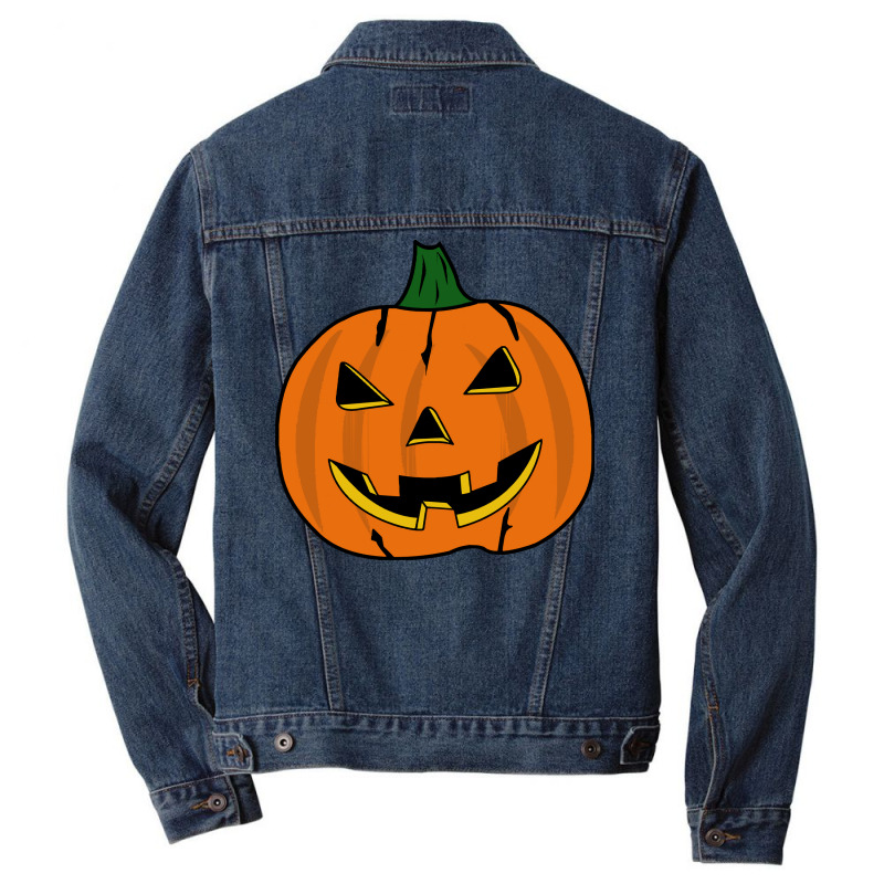 Scary Pumpkin Halloween T  Shirt Scary Pumpkin T  Shirt Men Denim Jacket | Artistshot