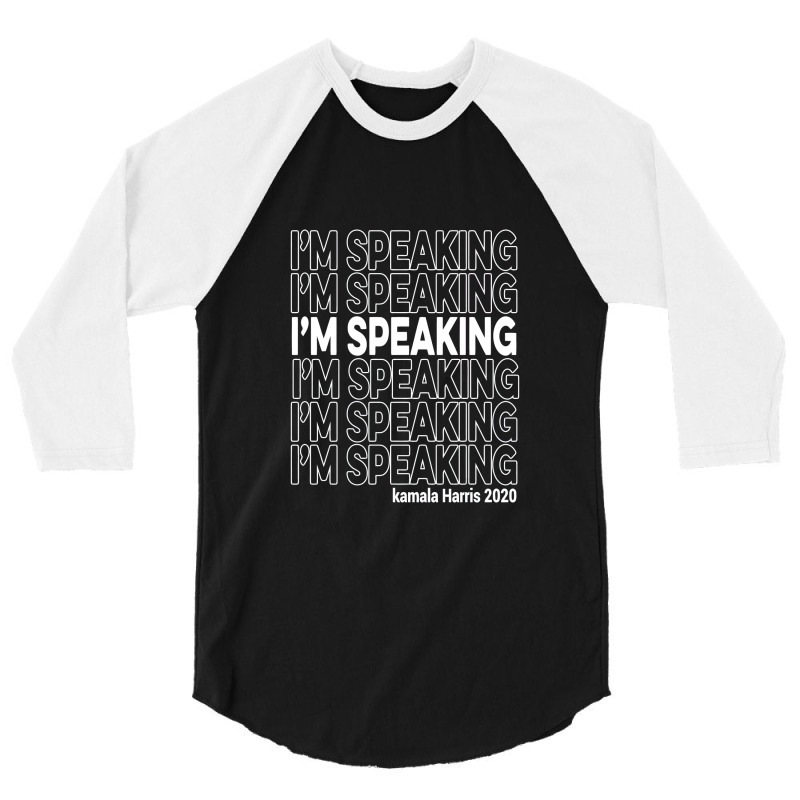 Im Speaking Kamala 3/4 Sleeve Shirt | Artistshot