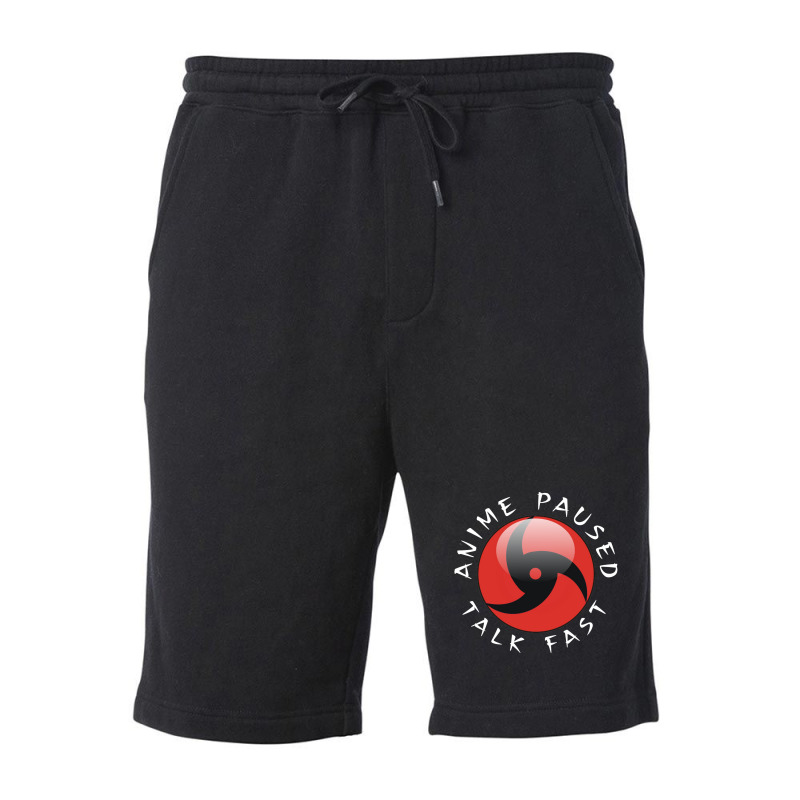 Anime Paused Talk Fast Fleece Short | Artistshot