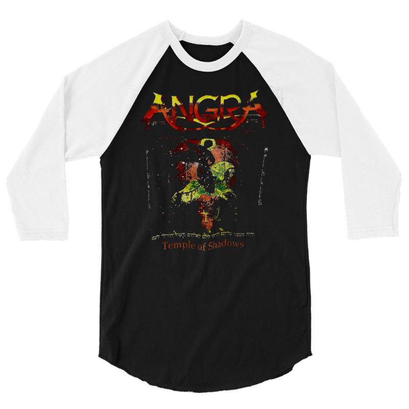 Angra Temple, Angra Temple Art, Angra Temple Vintage, Angra Temple Pai 3/4 Sleeve Shirt by cm-arts | Artistshot