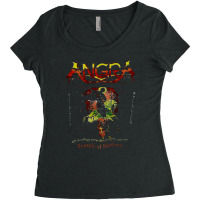 Angra Temple, Angra Temple Art, Angra Temple Vintage, Angra Temple Pai Women's Triblend Scoop T-shirt | Artistshot