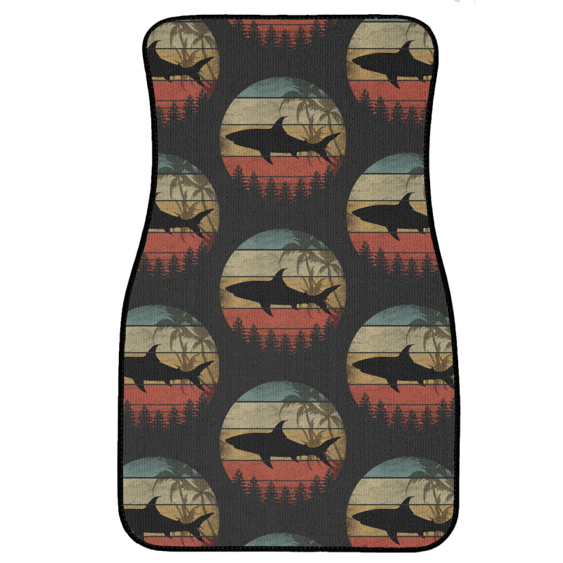 Shark T  Shirt V I N T A G E S H A R K T  Shirt Front Car Mat | Artistshot