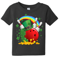 Irish Bowling Balls Shamrock Leprechaun St Patricks Day Baby Tee | Artistshot