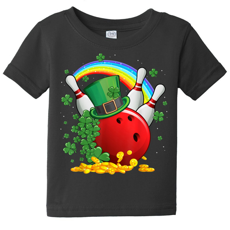 Irish Bowling Balls Shamrock Leprechaun St Patricks Day Baby Tee | Artistshot