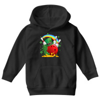 Irish Bowling Balls Shamrock Leprechaun St Patricks Day Youth Hoodie | Artistshot