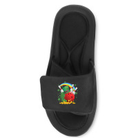 Irish Bowling Balls Shamrock Leprechaun St Patricks Day Slide Sandal | Artistshot