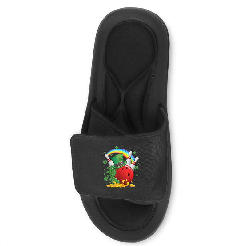 Irish Bowling Balls Shamrock Leprechaun St Patricks Day Slide Sandal | Artistshot