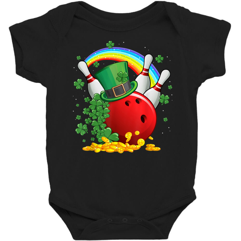 Irish Bowling Balls Shamrock Leprechaun St Patricks Day Baby Bodysuit | Artistshot