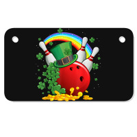 Irish Bowling Balls Shamrock Leprechaun St Patricks Day Motorcycle License Plate | Artistshot