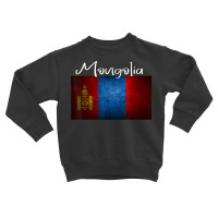 Mongolia Flag Toddler Sweatshirt | Artistshot