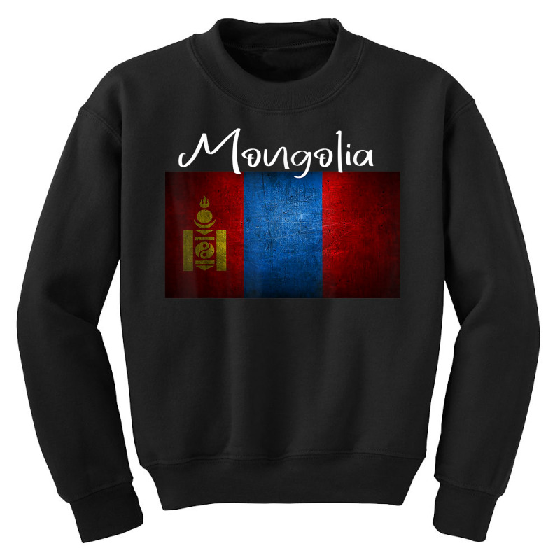 Mongolia Flag Youth Sweatshirt by Tee | Artistshot