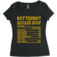 Thanksgiving Xmas Food Facts Butternut Squash Soup Nutrition Women's Triblend Scoop T-shirt | Artistshot