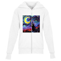 The Haunting Of Van Gogh,halloween Castle Youth Zipper Hoodie | Artistshot