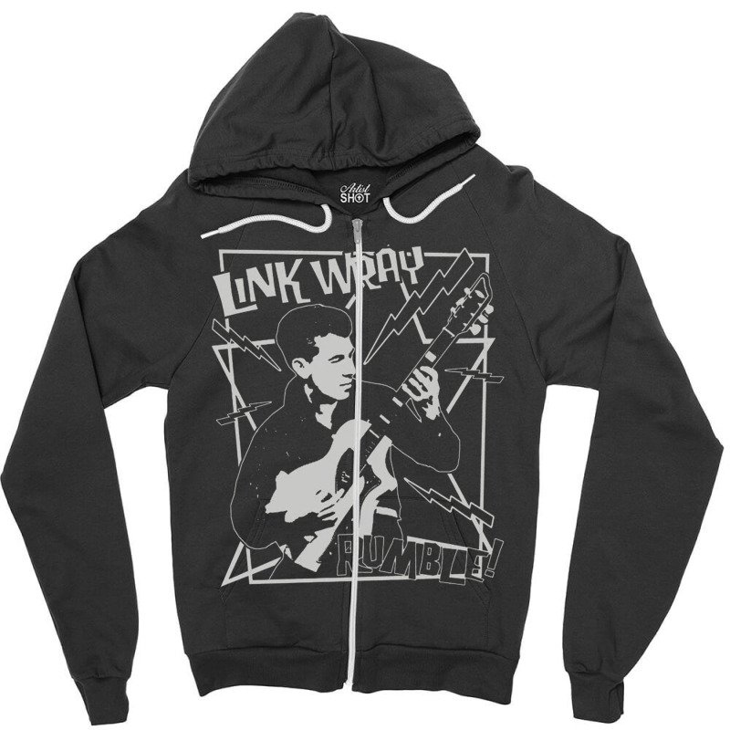 Link Wray, Link Wray Rumble, The Link Wray, Link Wray Art, Link Wray V Zipper Hoodie by cm-arts | Artistshot