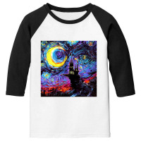 The Haunting Of Van Gogh,halloween Castle Youth 3/4 Sleeve | Artistshot