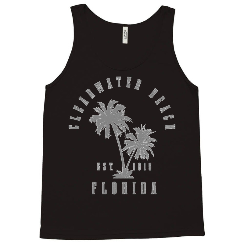 Clearwater Beach Est 1915 Fl Florida Vintage Pullover Hoodie Tank Top by cm-arts | Artistshot