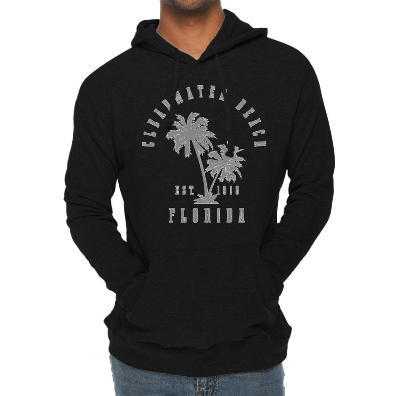 Clearwater Beach Est 1915 Fl Florida Vintage Pullover Hoodie Lightweight Hoodie by cm-arts | Artistshot