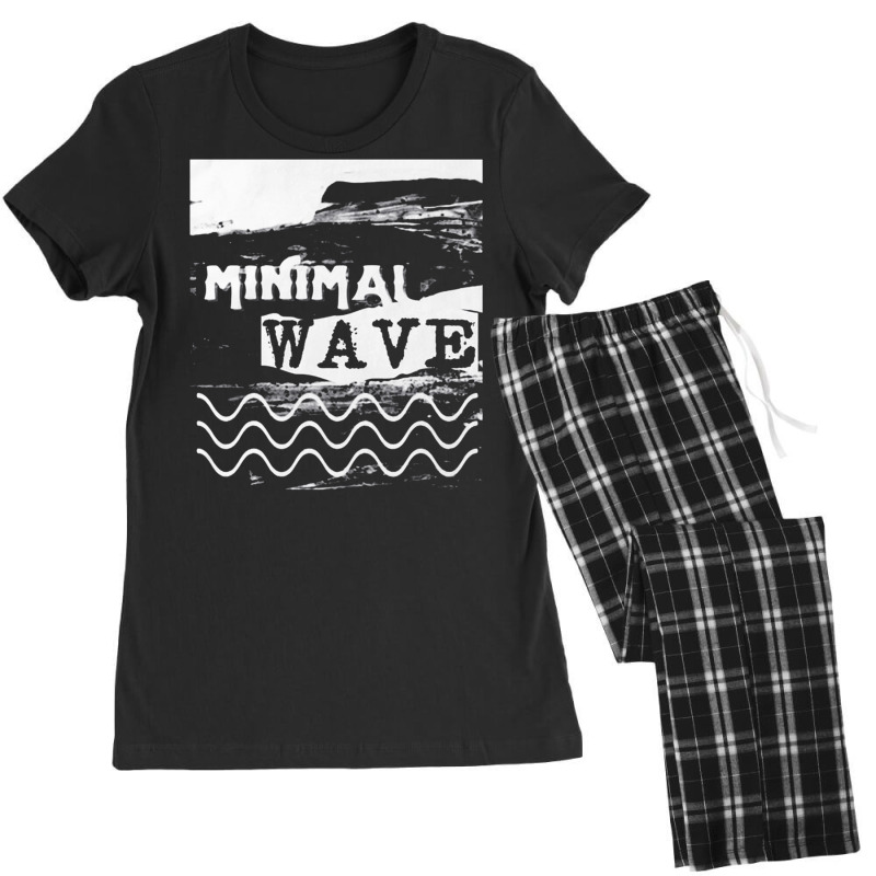 Minimal Wave,minimal Wave Art, Minimal Wave Vintage, Minimal Wave Pain Women's Pajamas Set by cm-arts | Artistshot