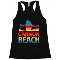 Cannon Beach Skyline Oregon Haystack Rock Souvenir Gifts Racerback Tank | Artistshot