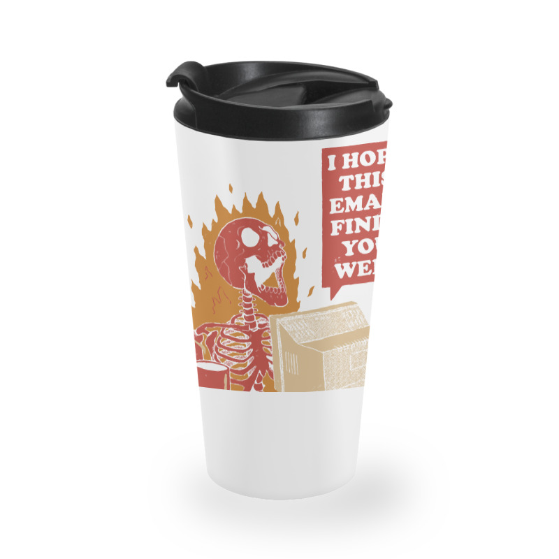 Skeleton T  Shirt You Got Mail T  Shirt Travel Mug | Artistshot