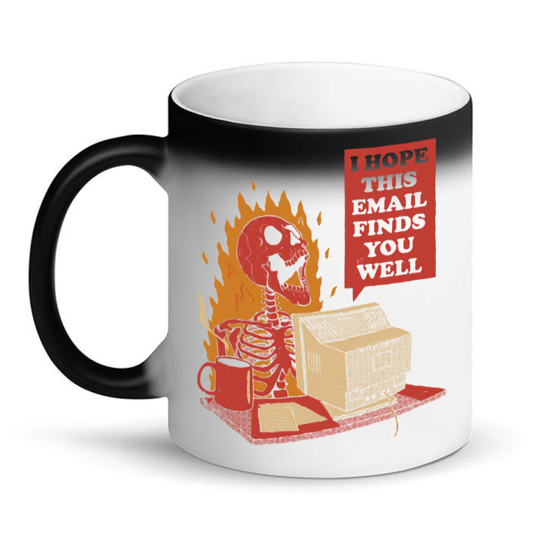 Skeleton T  Shirt You Got Mail T  Shirt Magic Mug | Artistshot