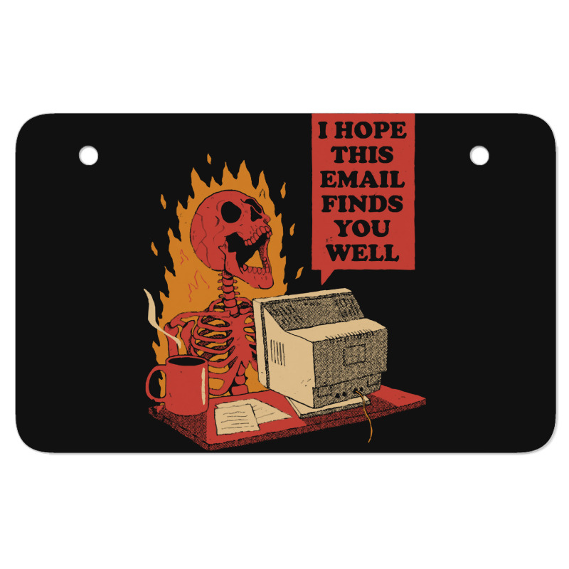 Skeleton T  Shirt You Got Mail T  Shirt Atv License Plate | Artistshot