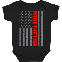 American Flag Prosthetist Us Flag Vintage For Men Dad Baby Bodysuit | Artistshot