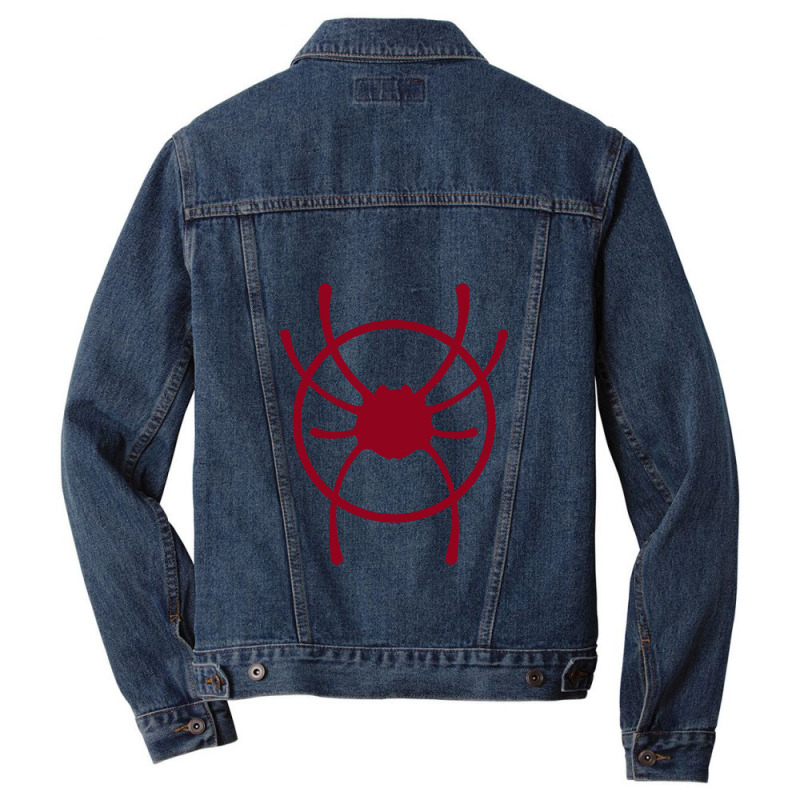 Spider Miles Men Denim Jacket by katokabu | Artistshot