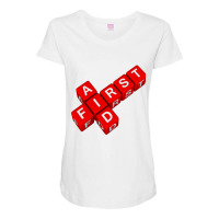 Basic Life Support Maternity Scoop Neck T-shirt | Artistshot