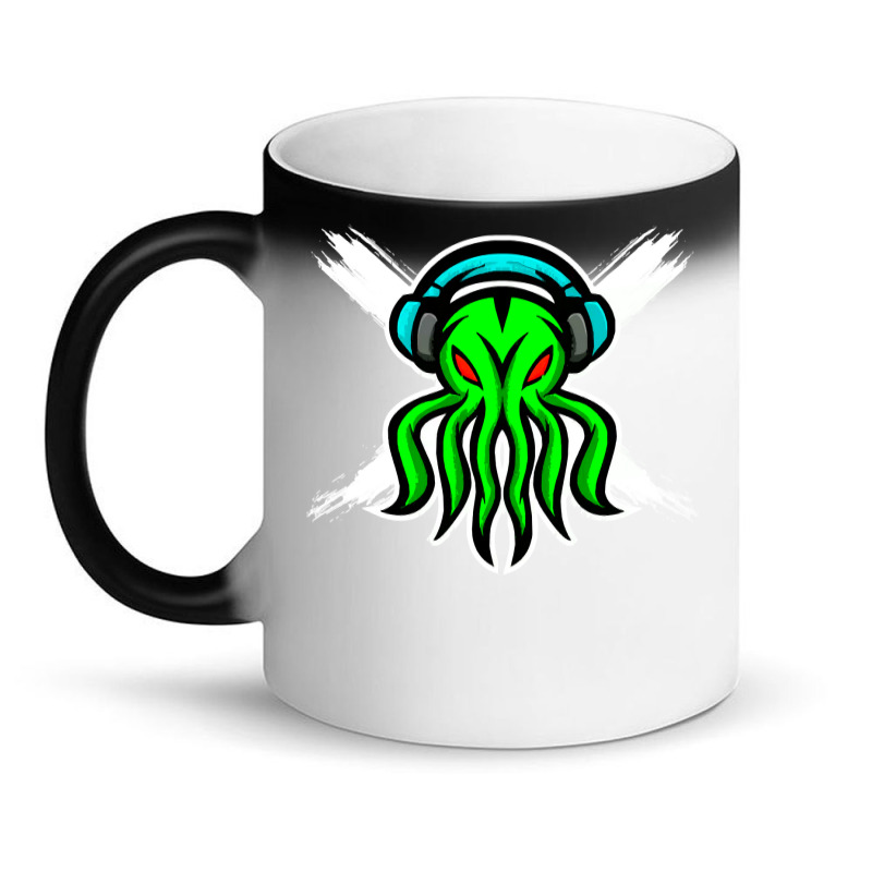 Skull Octopus Music Lover T  Shirt Skull Octopus Music Lover T  Shirt Magic Mug | Artistshot