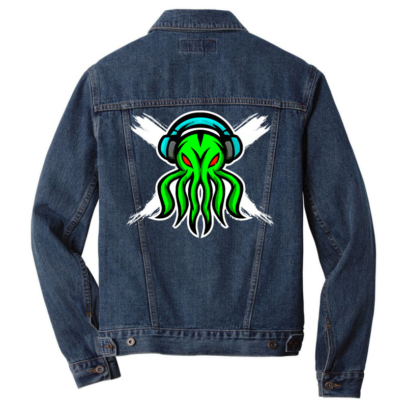 Skull Octopus Music Lover T  Shirt Skull Octopus Music Lover T  Shirt Men Denim Jacket | Artistshot