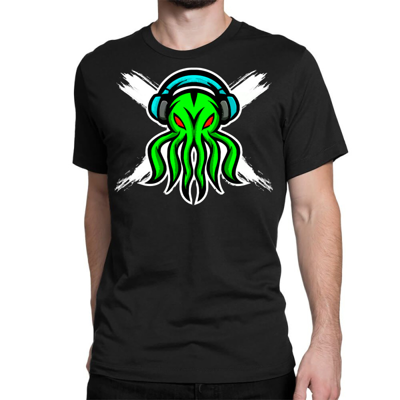 Skull Octopus Music Lover T  Shirt Skull Octopus Music Lover T  Shirt Classic T-shirt | Artistshot