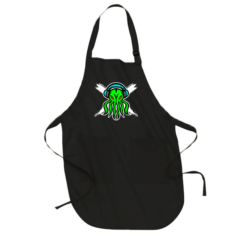 Skull Octopus Music Lover T  Shirt Skull Octopus Music Lover T  Shirt Full-length Apron | Artistshot