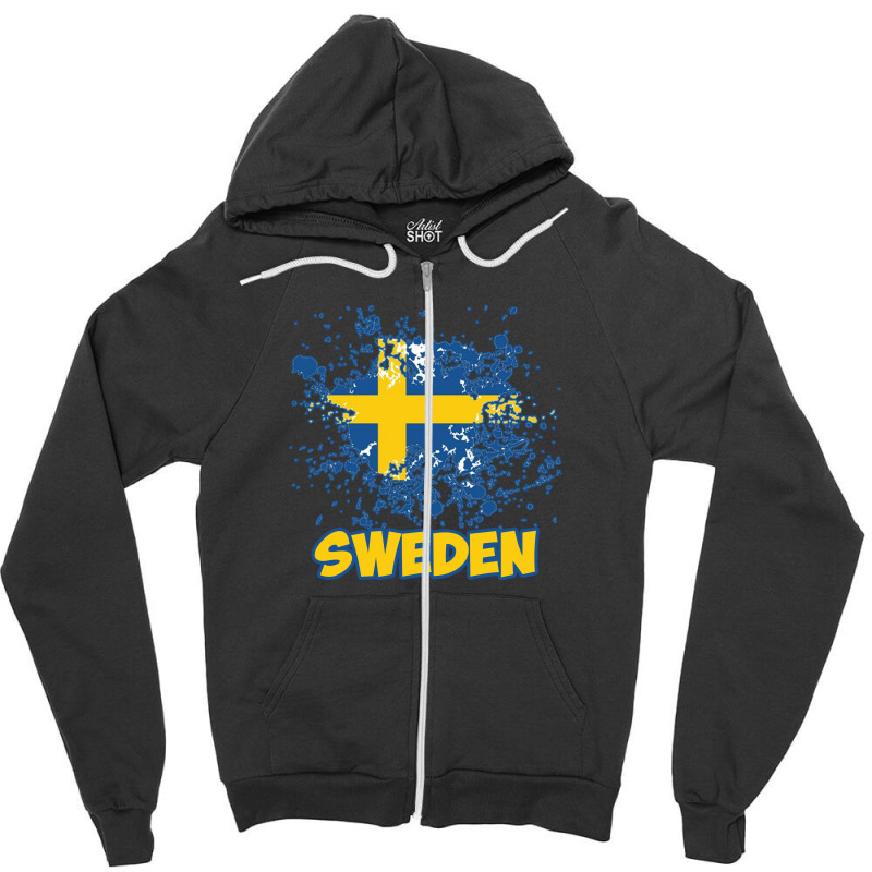 Sweden Zipper Hoodie | Artistshot