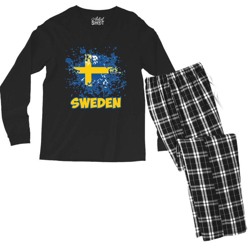 Sweden Men's Long Sleeve Pajama Set | Artistshot