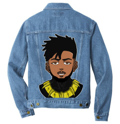 Custom Erik Killmonger Men Denim Jacket 