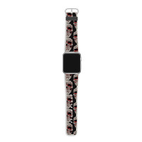 Skull T  Shirt Big Carved Red And White Skeleton Skull Head T  Shirt Apple Watch Band | Artistshot