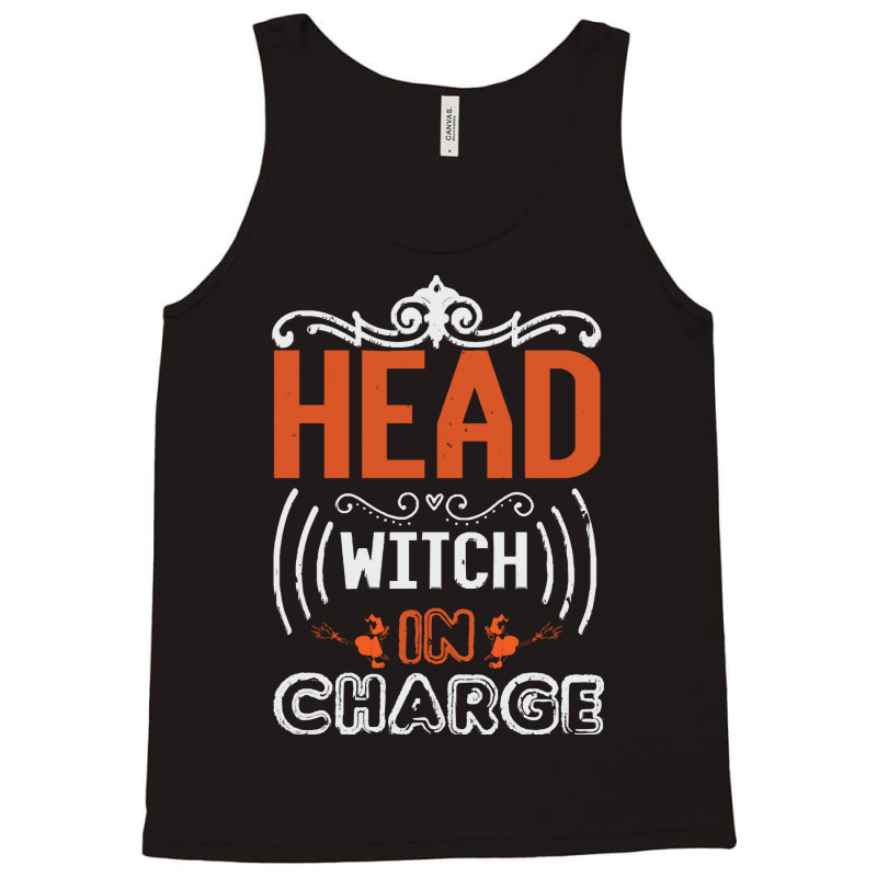 Skull Witch Pumpkin Head Pumpkin Va T  Shirt Halloween Head Witch In C Tank Top | Artistshot